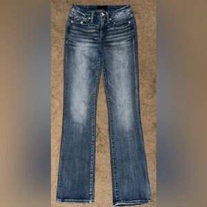 Buckle Blue Flare Women's Jeans